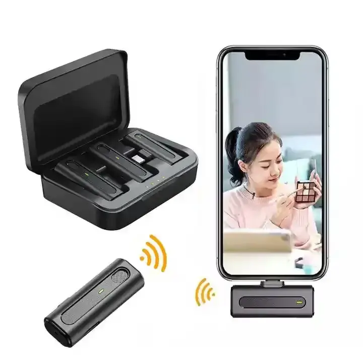 Mamen KM-93 İkili Kablosuz Yaka Mikrofonu (Telefon)
