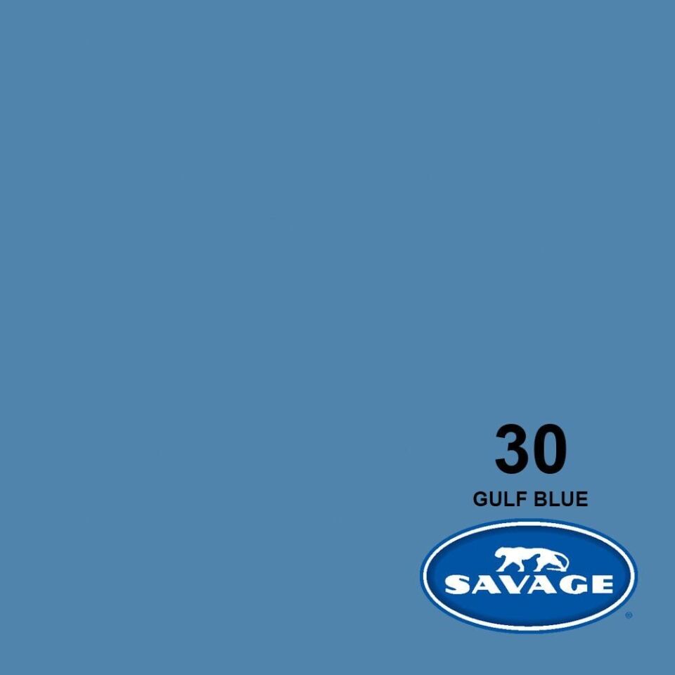 Savage (U.S.A) Stüdyo Kağıt Fon Gulf Blue 272x1100 cm