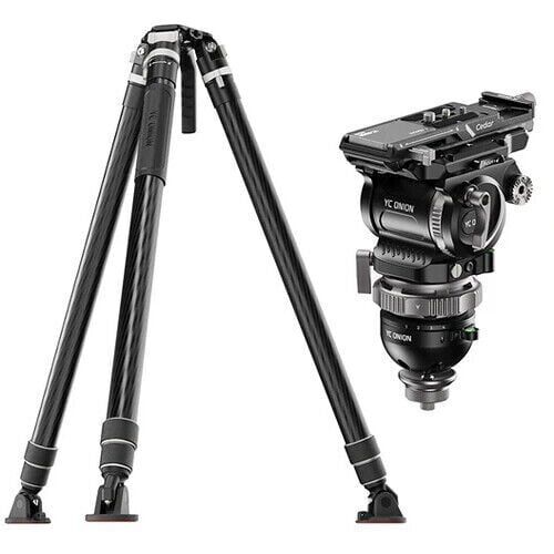 YC Onion Pineta Lite & CB7 Cedar & Ground-Spreader Karbon Fiber Tripod Kit