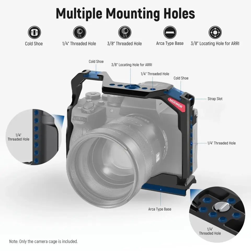 Neewer CA004 Sony A7 IV / A 7R V / A 7S III / A1 Uyumlu Kamera Kafesi