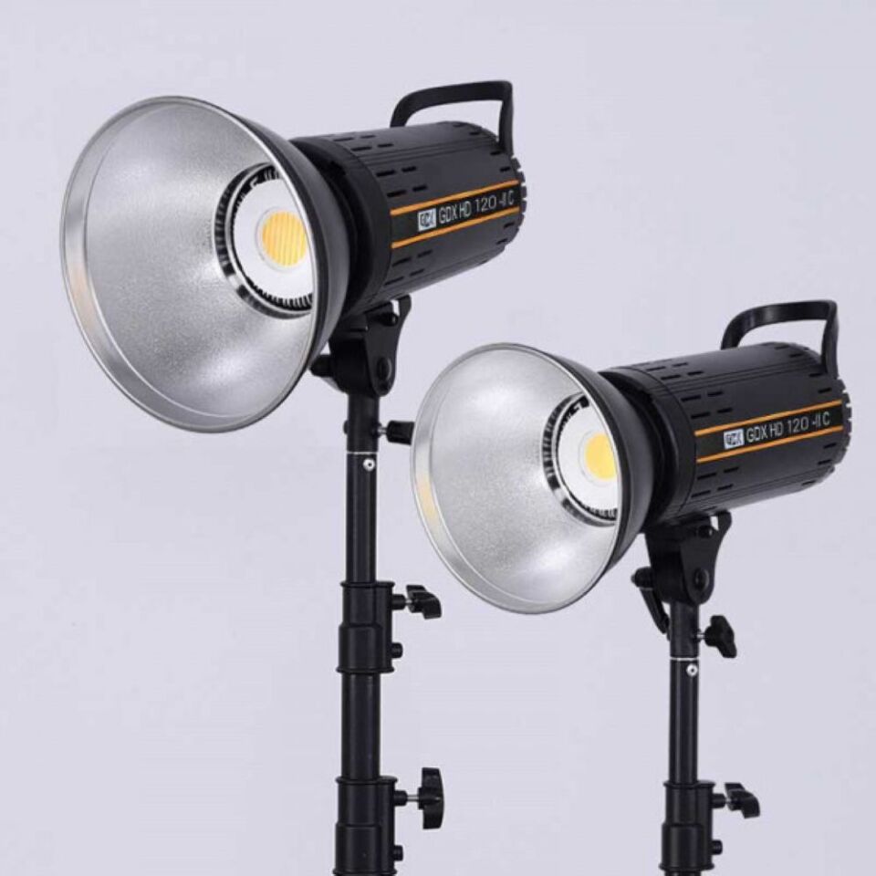 Gdx HD-120II C BiColor 2'li Işık Seti 120W Fotoğraf ve Video LED Işığı