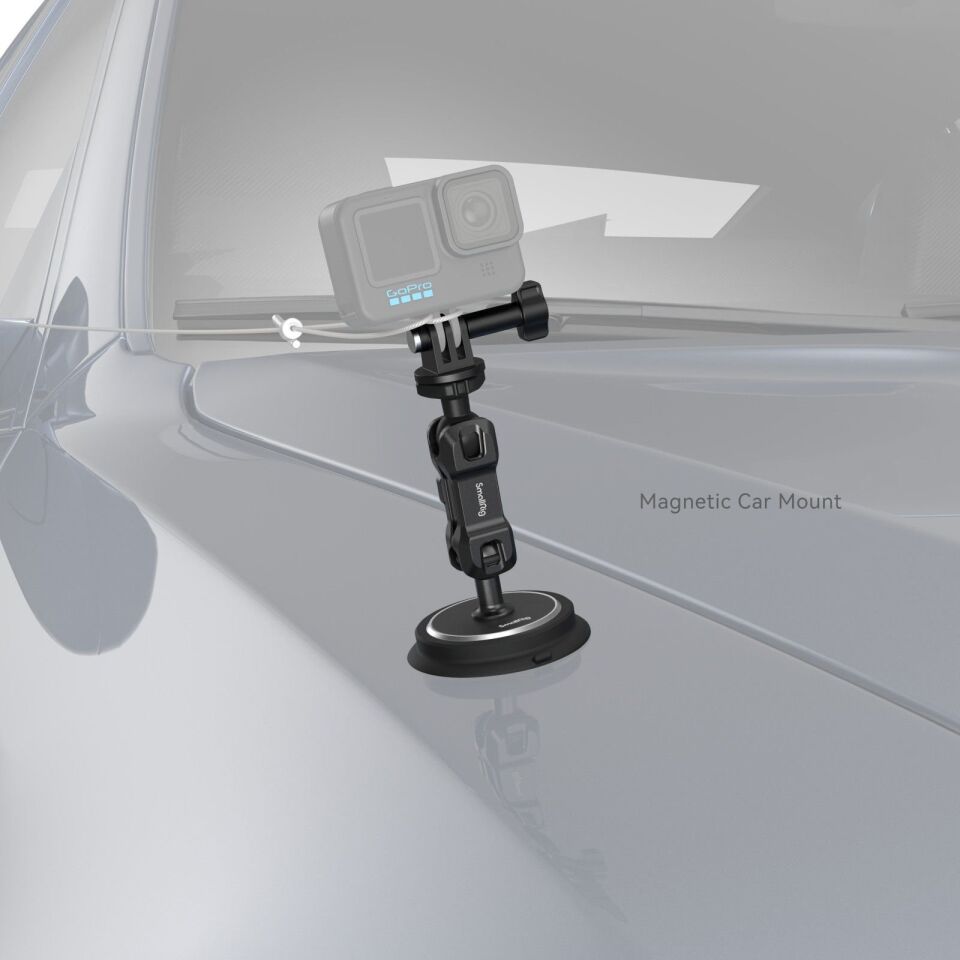 SmallRig 4466 Magic Arm Manyetik Vakumlu  Montaj Destek Seti Aksiyon Kameraları için