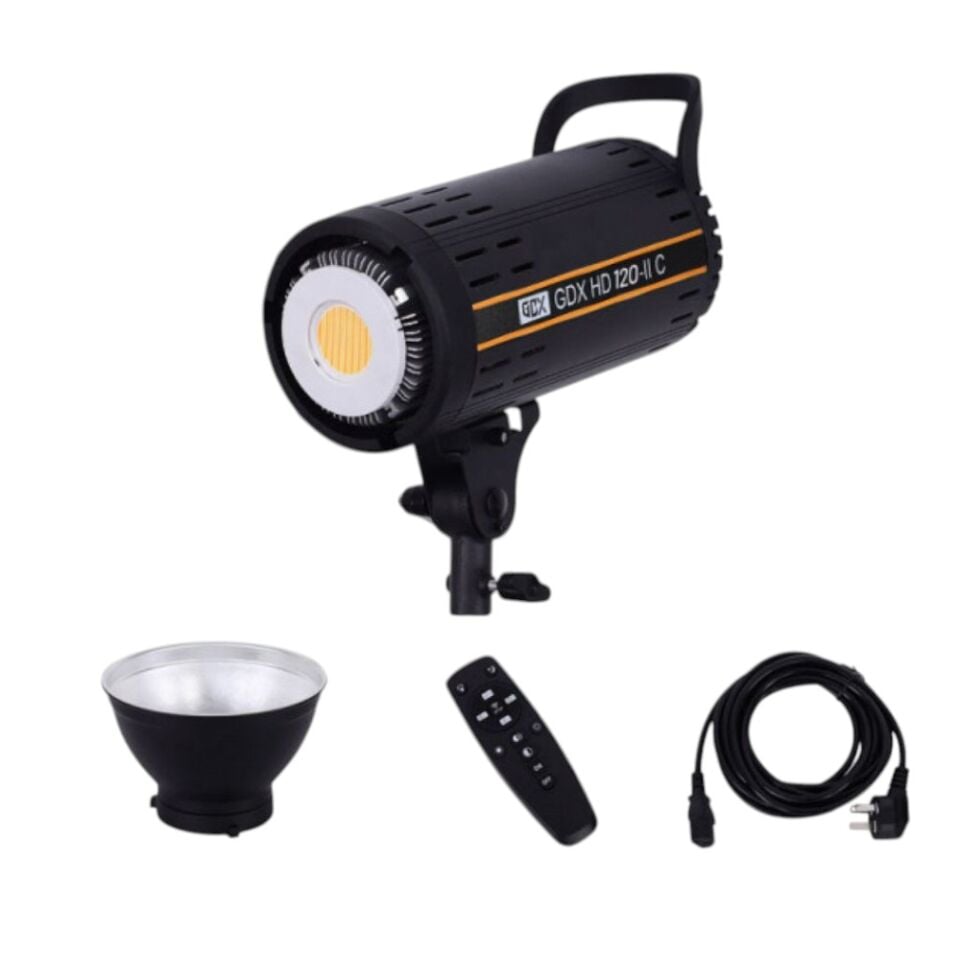 GDX HD-120II C BiColor Tekli Işık Seti 120W Fotoğraf ve Video LED Işığı