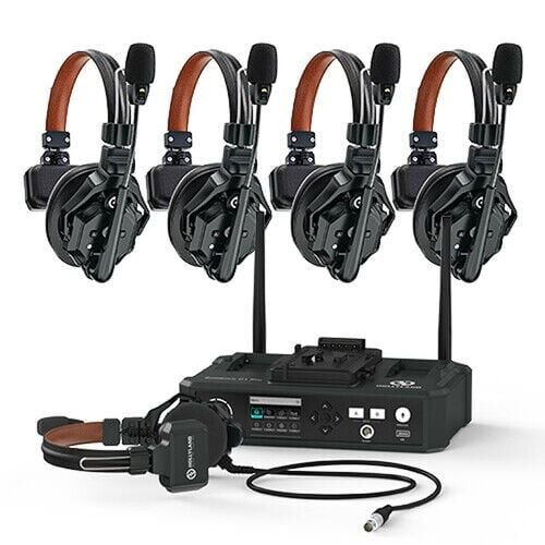 Hollyland Solidcom C1 Pro-Hub4S 5 Kişilik Full-Duplex ENC Kablosuz Intercom Sistemi