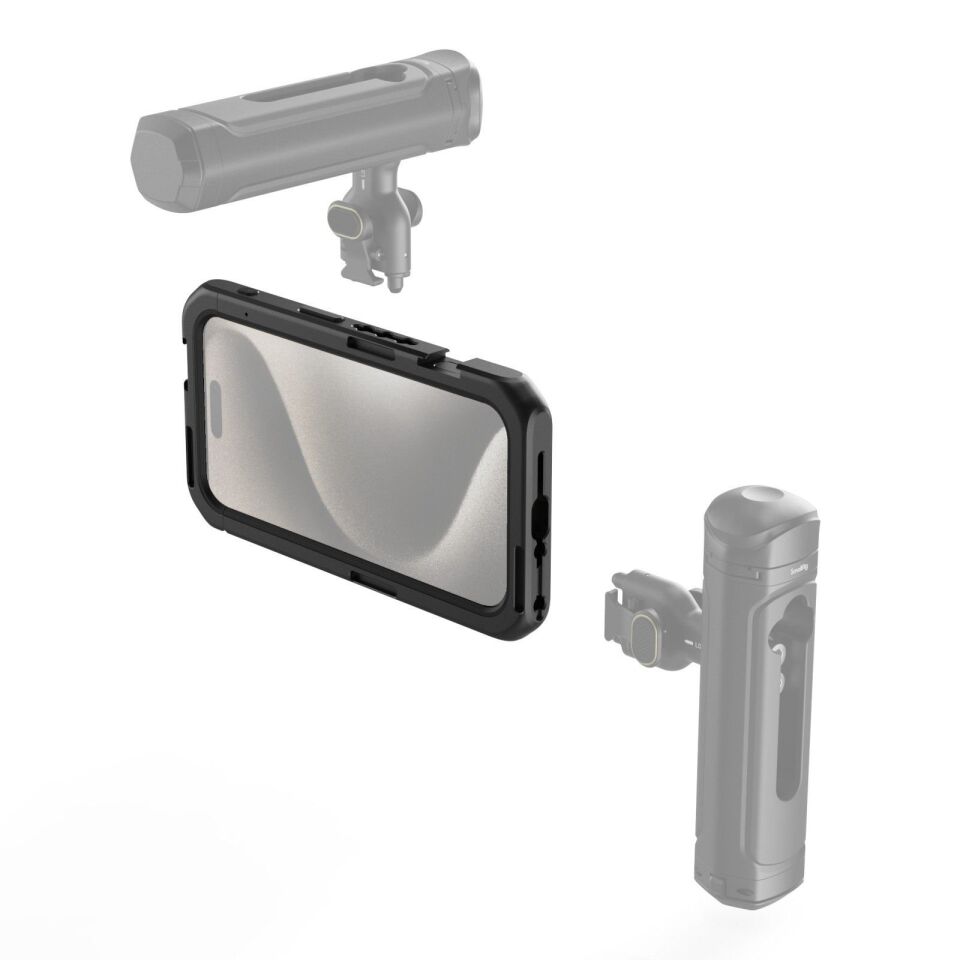 SmallRig 4396 iPhone 15 Pro  için  Mobil Video Kafesi