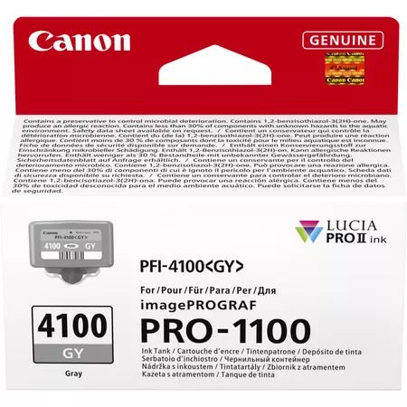 Canon PFI-4100GY Gri Mürekkep