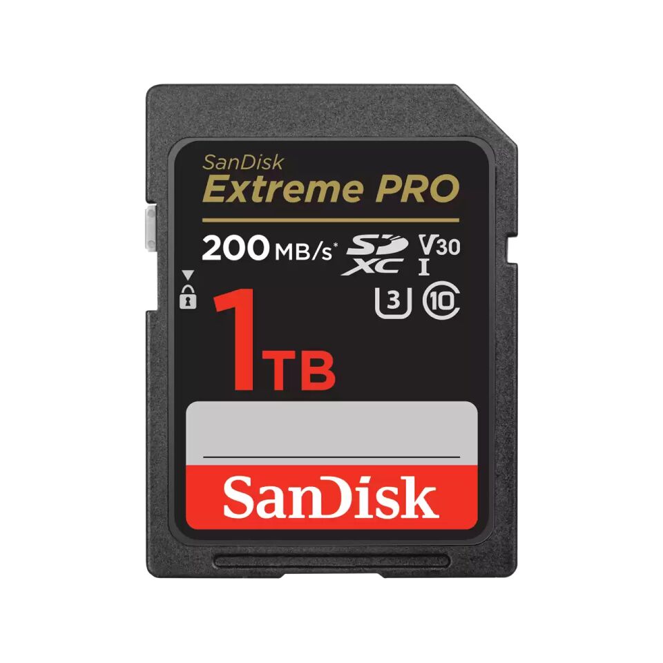 SanDisk 1 TB Extreme Pro SDHC/SDXC Hafıza Kartı (200mb)