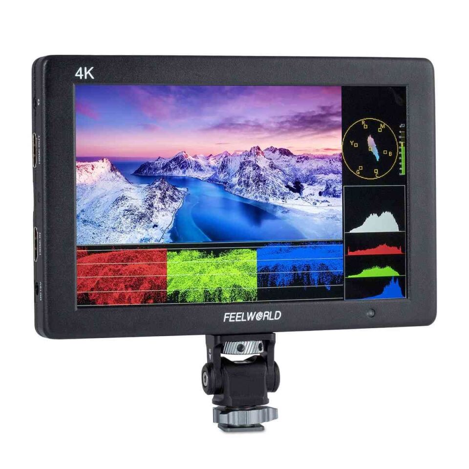 FEELWORLD T7 PLUS 7 İnç 3D LUT  Kamera Alan Monitörü 1920x1200  4K HDMI