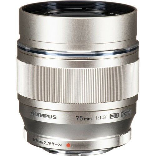Olympus 75mm f/1.8 Lens Gümüş