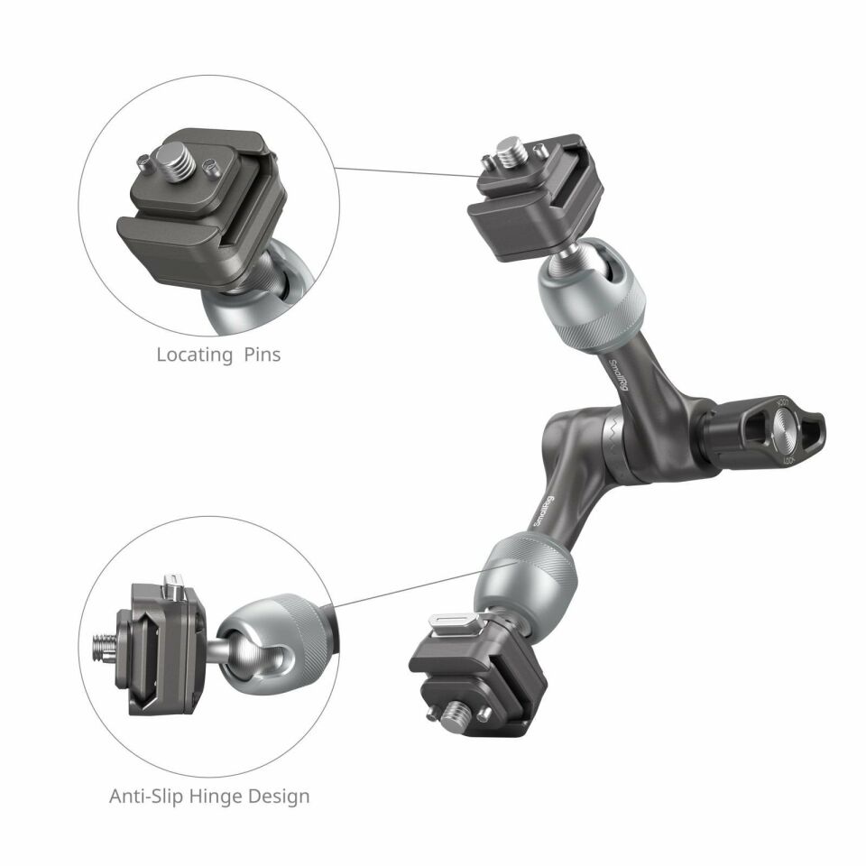 SmallRig 4490 HawkLock H21 Hızlı Çıkarma Rozet Sihirli Kol (7'')