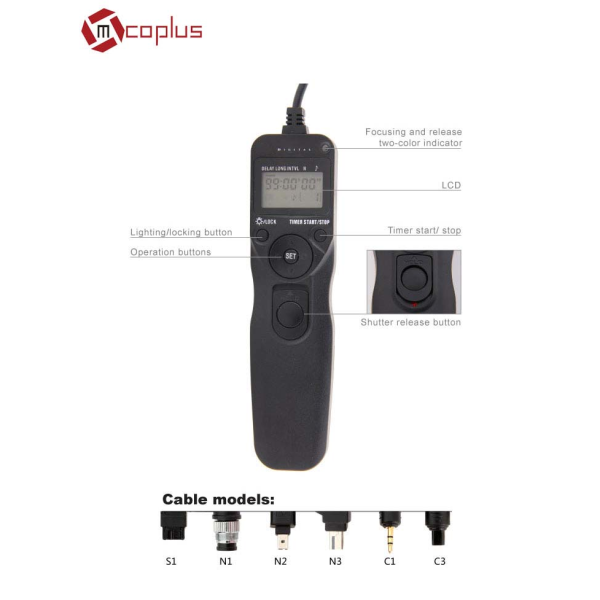 Mcoplus MC36 N3 Nikon Timer Uzaktan Kumanda