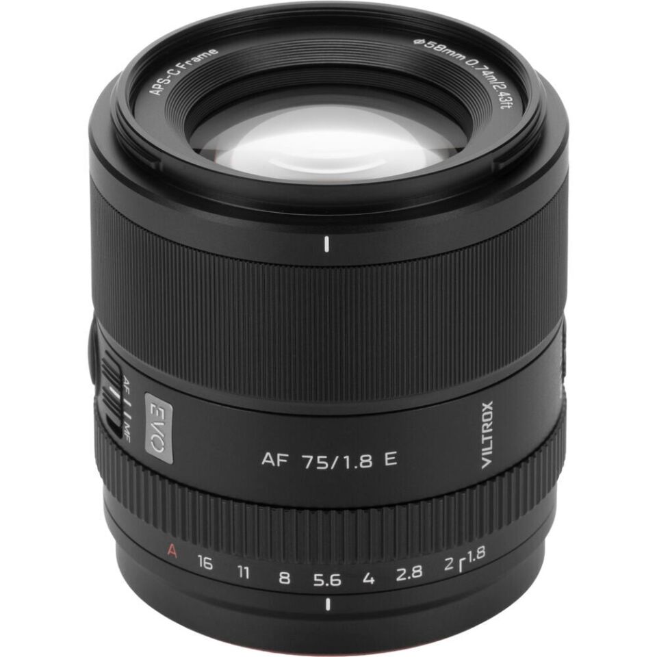 Viltrox AF 75mm F1.8 Evo Sony E Mount APS-C Lens